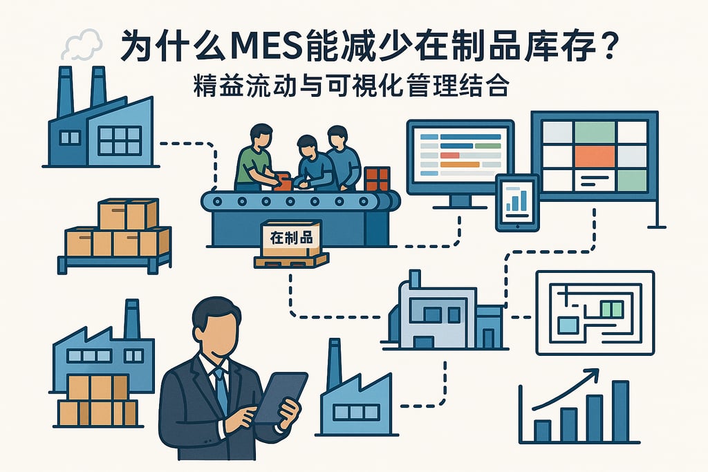 为什么MES能减少在制品库存？精益流动与可视化管理结合  